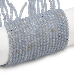 Natural Angelite Beads Strands&nbsp;G-Z079-A01-02