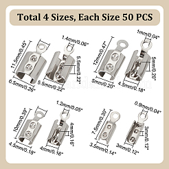 4Bags 4 Styles  304 Stainless Steel  Folding Crimp Ends&nbsp;FIND-GA0003-93