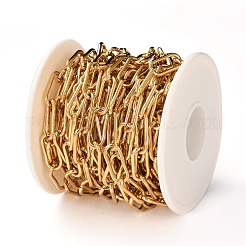 Ion Plating(IP) 304 Stainless Steel Paperclip Chains&nbsp;STAS-A048-05G