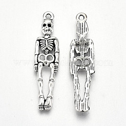 Tibetan Style Alloy Pendants&nbsp;X-TIBE-S323-056AS-RS