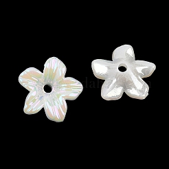 UV Plating Opaque Acrylic Bead Cap&nbsp;OACR-K001-40