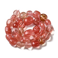 Cherry Quartz Glass Beads Strands&nbsp;G-A247-06