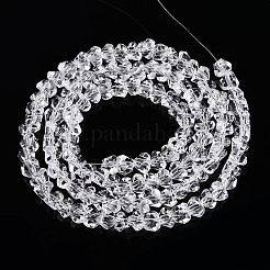 Transparent Glass Beads Strands&nbsp;GLAA-N018-4mm-09