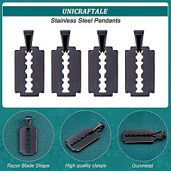 304 Stainless Steel Pendants&nbsp;STAS-UN0037-85