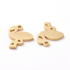 PVD Vacuum Plating 304 Stainless Steel Charms&nbsp;X-STAS-G215-02G