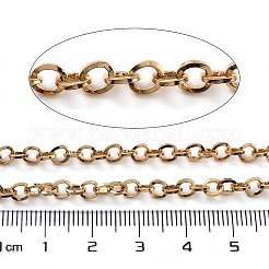 PVD Vacuum Plating 304 Stainless Steel Rolo Chains&nbsp;CHS-H026-08B-G