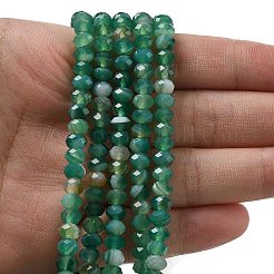 Natural Banded Agate Beads Strands&nbsp;G-D344-A34-05