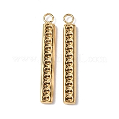 Ion Plating(IP) 304 Stainless Steel Pendant Cabochon Settings&nbsp;STAS-C066-15G