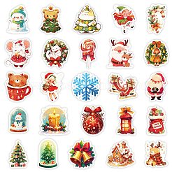 50Pcs Christmas Theme Cartoon Paper Stickers&nbsp;DIY-P085-08