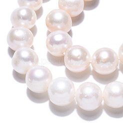 Natural Cultured Freshwater Pearl Beads Strands&nbsp;PEAR-N016-07A