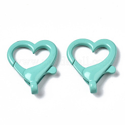 Spray Painted Eco-Friendly Alloy Lobster Claw Clasps&nbsp;PALLOY-YW0001-22-NR