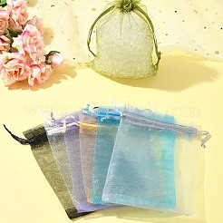 50Pcs Organza Bags Jewellery Storage Pouches Wedding Favour Party Mesh Drawstring Gift&nbsp;OP-FS0001-05E