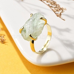 Natural Mixed Stone Finger Rings&nbsp;RJEW-B122-01G