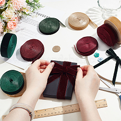 9Rolls 9 Colors Nylon Velvet Ribbon&nbsp;OCOR-PH0036-46