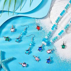 32Pcs 8 Colors Alloy Pendants&nbsp;FIND-PH0021-93