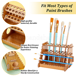 Bamboo Calligraphy Brush Holder&nbsp;DIY-WH0581-08