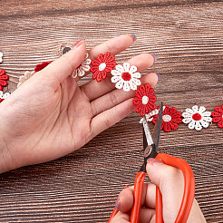 Colorful Polyester Lace Trim&nbsp;OCOR-TA0001-34A