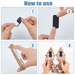 6 Sets 6 Styles Elastic Imitation Leather with Rhinestone Shoelace Bands&nbsp;FIND-FH0009-42