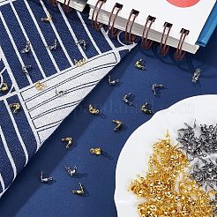 400Pcs 2 Style 304 Stainless Steel Bead Tips&nbsp;STAS-NB0001-16