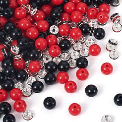 100Pcs 2 Colors Opaque Acrylic Beads&nbsp;MACR-TA0002-52