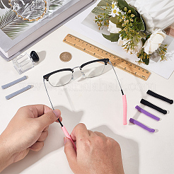 Polyester Eyeglasses Ear Grip&nbsp;AJEW-CN0006-70B