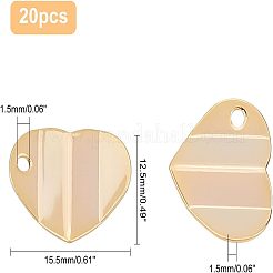 20Pcs Brass Charms&nbsp;KK-FH0002-52