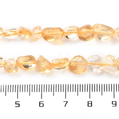 Heated Natural Citrine Beads Strands&nbsp;G-P497-01C-39
