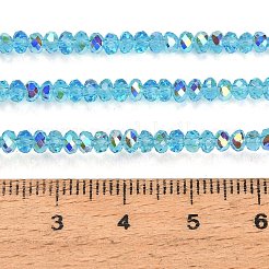 Electroplate Glass Beads Strands&nbsp;GL-CBAA615-03E
