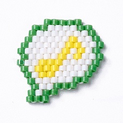 3Pcs 3 Color Handmade MIYUKI Japanese Seed Loom Pattern Seed Beads&nbsp;PALLOY-MZ00071