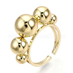 Brass Open Cuff Ring&nbsp;RJEW-Q778-37G