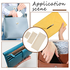 4Pcs Rectangle Felt Purse Organizer Insert&nbsp;FIND-DR0001-97B