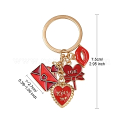 Valentine's Day Alloy Enamel Keychain&nbsp;KEYC-YW00185-01