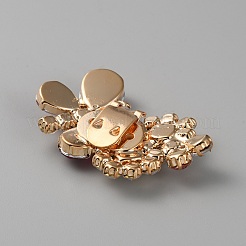 Alloy Rhinestone Detachable Shoe Buckle Clips&nbsp;FIND-WH0110-832