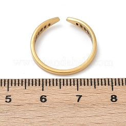304 Stainless Steel Cuff Open Rings&nbsp;LS-RJEW-S629-10G-B