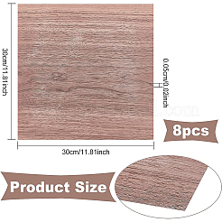 8 Sheets Walnut Wood Sheet&nbsp;DIY-BC0005-38