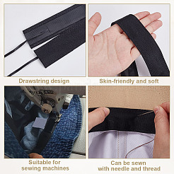 Polyester Sweatband&nbsp;DIY-WH0632-92B