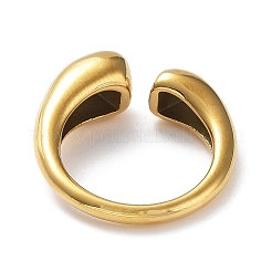 304 Stainless Steel Open Cuff Rings&nbsp;LS-RJEW-Z024-02G-01