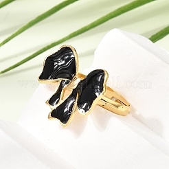 304 Stainless Steel Enamel Cuff Open Rings&nbsp;SA-CBA369F-02G-03