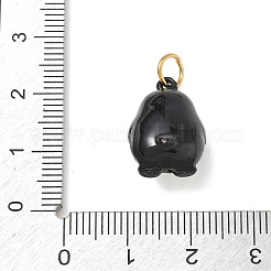 Valentine's Day 304 Stainless Steel Enamel Pendants&nbsp;SA-CBA08A6-07C-G