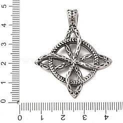 304 Stainless Steel Pendants&nbsp;STAS-E526-02AS
