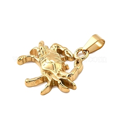 Crab 304 Stainless Steel Pendants&nbsp;STAS-M121-07G