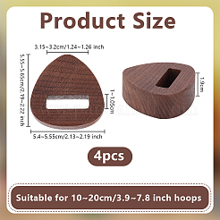 Triangle Wood Embroidery Hoop Easels&nbsp;TOOL-WH0127-50B