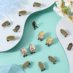 30Pcs Brass Stud Earring Findings&nbsp;FIND-SP0002-95