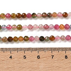 Natural Multicolor Tourmaline Beads Strands&nbsp;G-Z150-A02-4mm-A