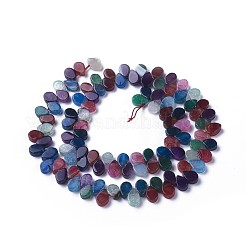 Dyed Natural Agate Beads Strands&nbsp;G-F595-A16