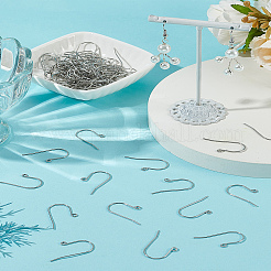 100Pcs 304 Stainless Steel Earring Hooks&nbsp;STAS-LP0001-57
