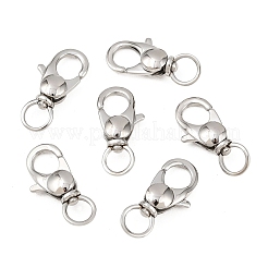 Tarnish Resistant 304 Stainless Steel Swivel Lobster Claw Clasps&nbsp;STAS-R065-10