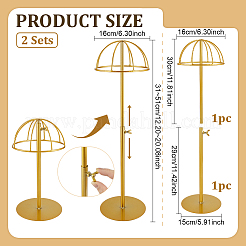 Iron Hat Display Holders&nbsp;AJEW-WH0696-688