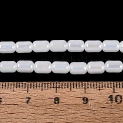 Electroplate Imitation Jade Glass Beads Strands&nbsp;EGLA-Q132-03A-B01