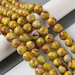 Natural Imperial Jasper Beads Strands&nbsp;G-I122-8mm-25